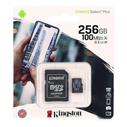MEMORIA MICRO SD 256GB C10 CANVAS SELECT PLUS KINGSTON