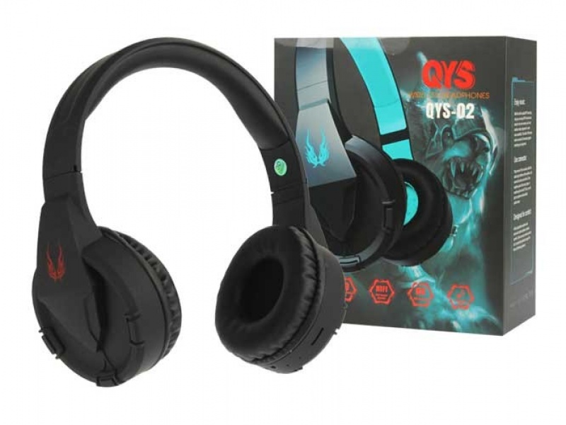 AURICULARES BLUETOOTH TIPO GAMER QYS-02